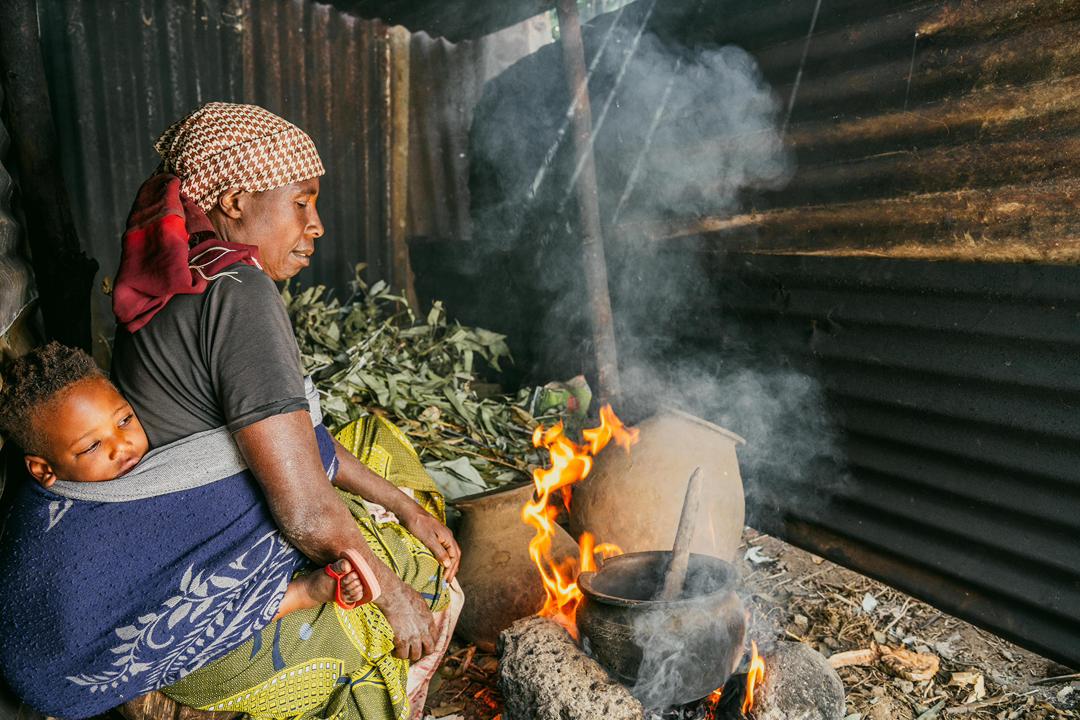 Traditional village cooking